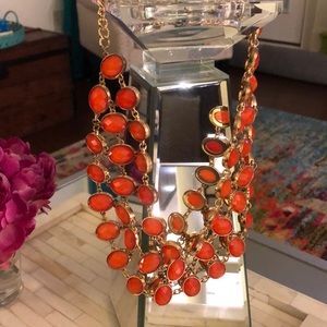 Orange Statement Necklace